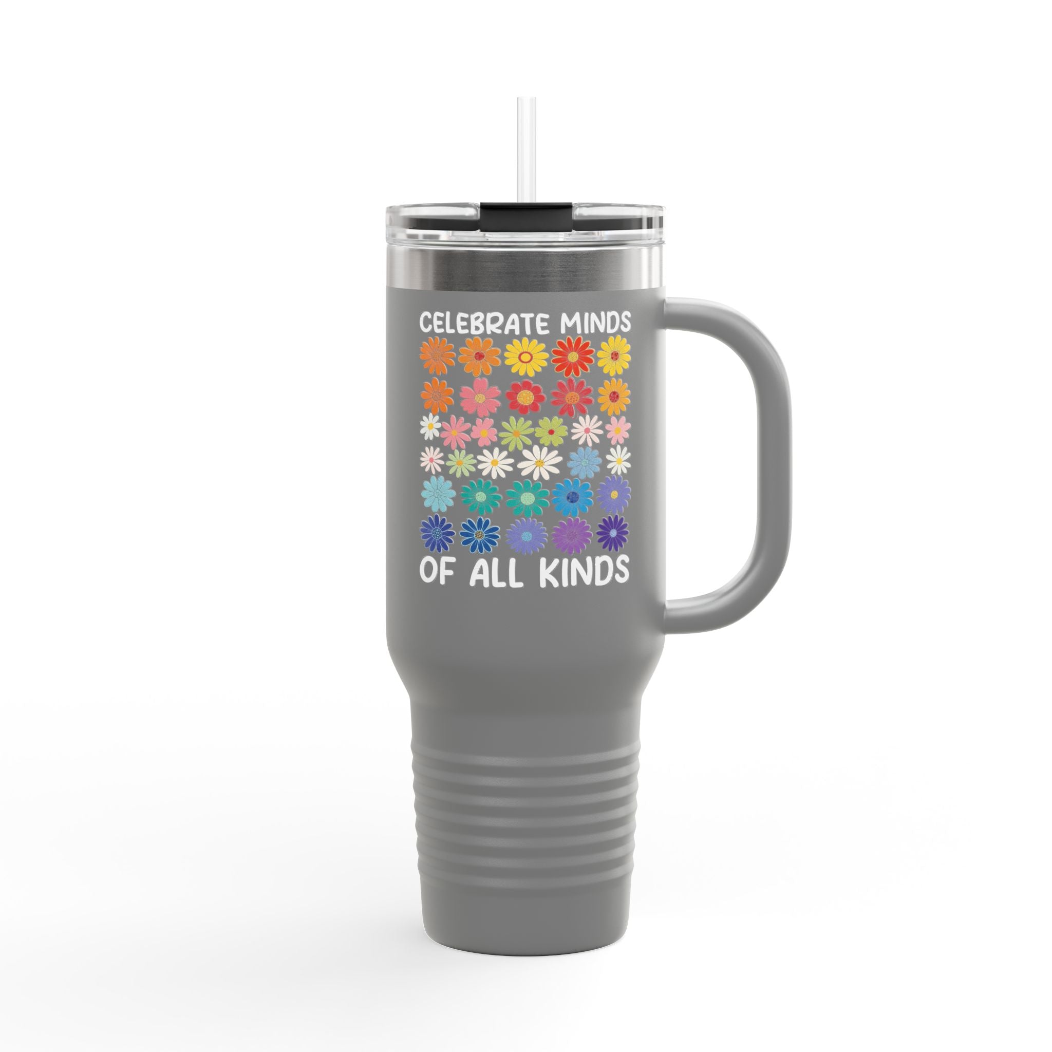 Colorful Insulated Travel Mug, Perfect for Hot and Cold Beverages, Great Gift for Friends, Celebrations, or Everyday Use