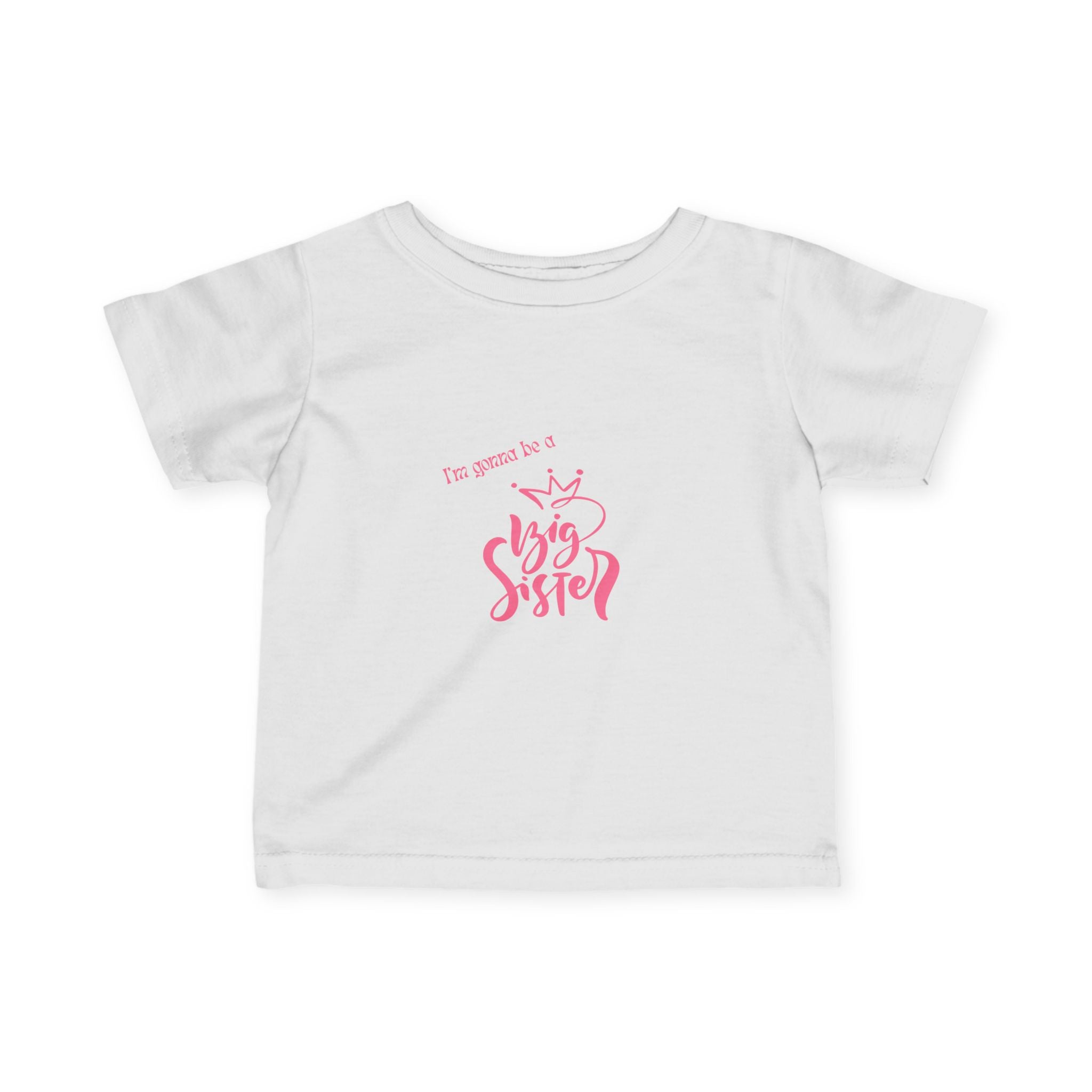 Big Sister Announcement Tee, Cute Infants T-Shirt, New Sibling Gift, Baby Shower Present, Family Celebrations, Toddler Clothing