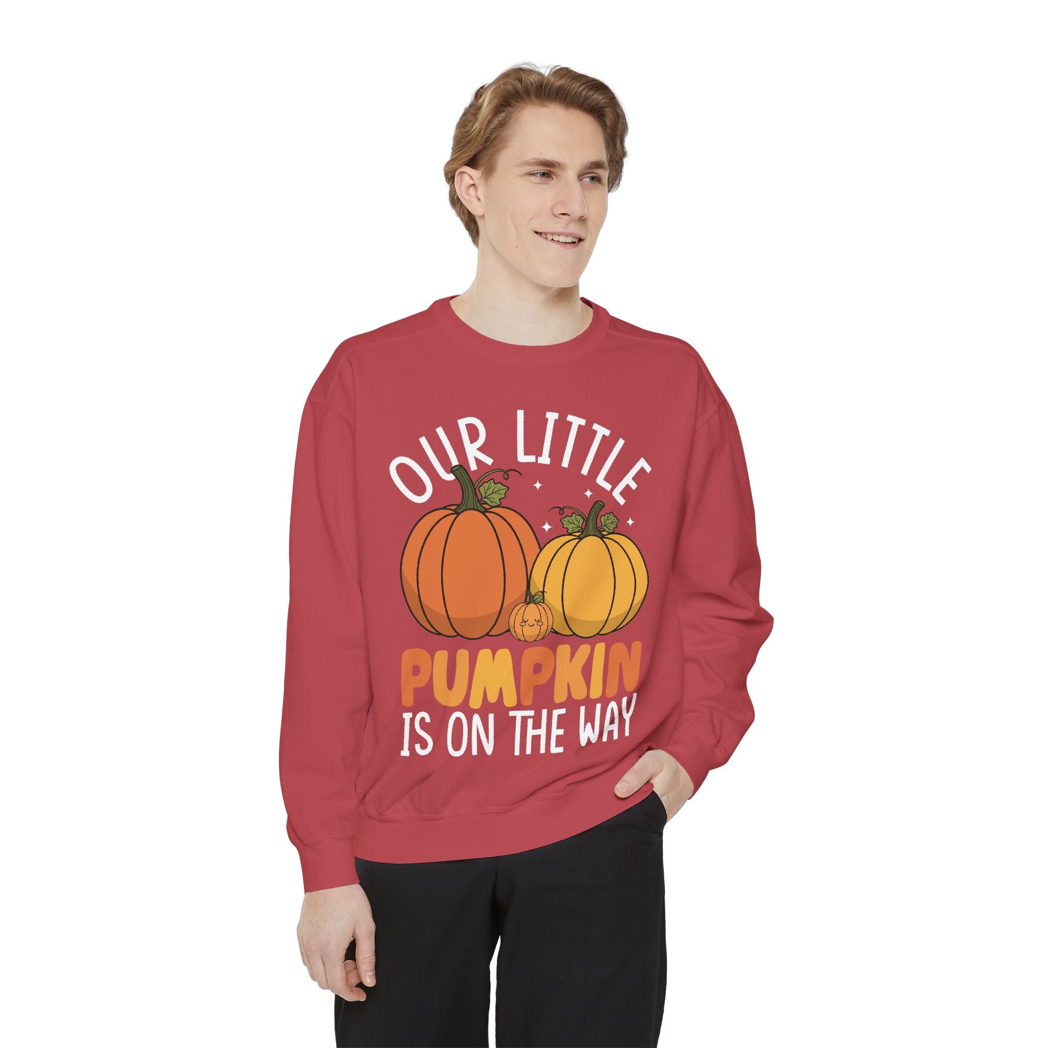 Pumpkin Pregnancy Announcement Sweatshirt, Cozy Fall Apparel, Expecting Parents Gift, Halloween Family Outfit, Thanksgiving Celebration Wear