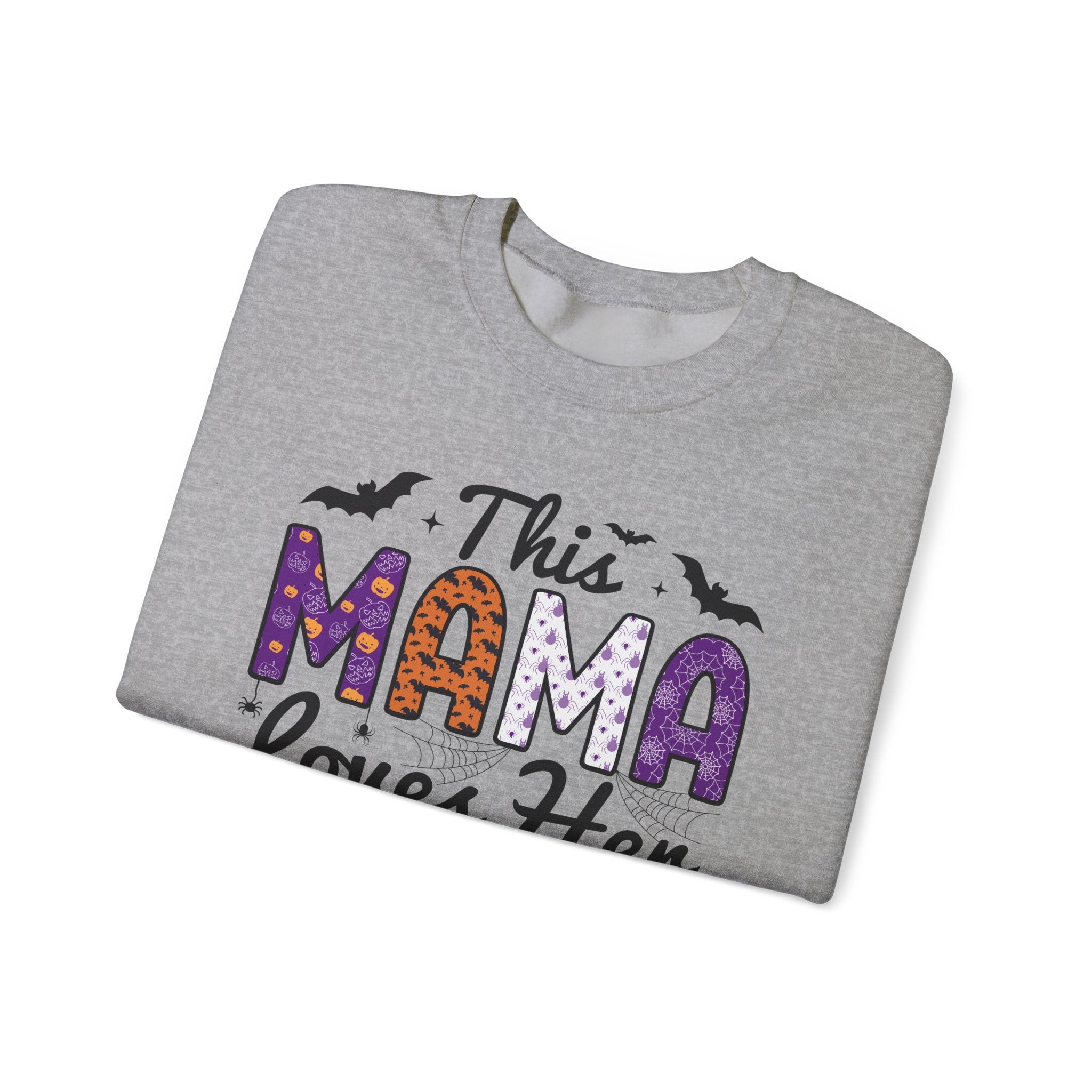Halloween-Themed Mama Sweatshirt | Cozy Fall Apparel, Cute Ghosts, Trick or Treat Gift, Halloween Sweatshirt, Fall Fashion