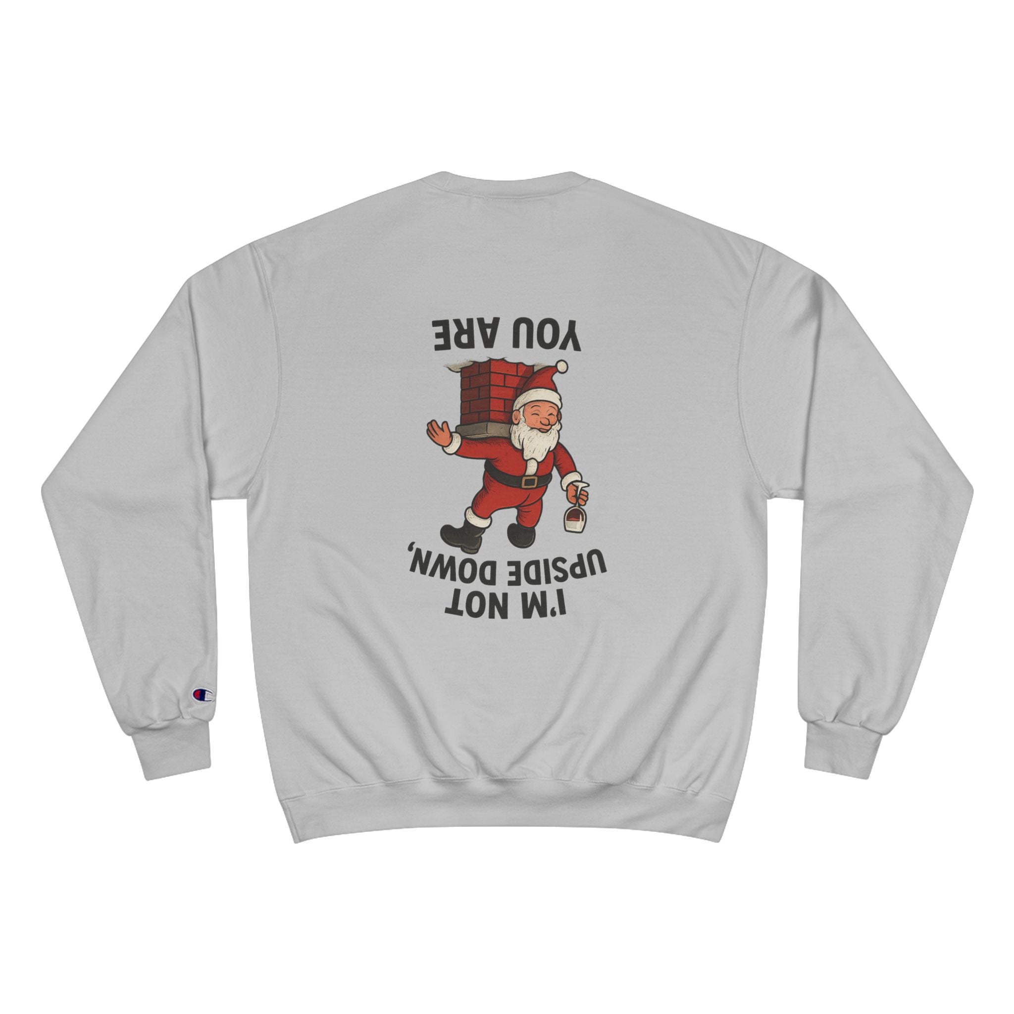 Funny Santa Sweatshirt, Holiday Humor, Gift for Christmas, Festive Apparel, Comfy Winter Outfit, Quirky Holiday Sweater