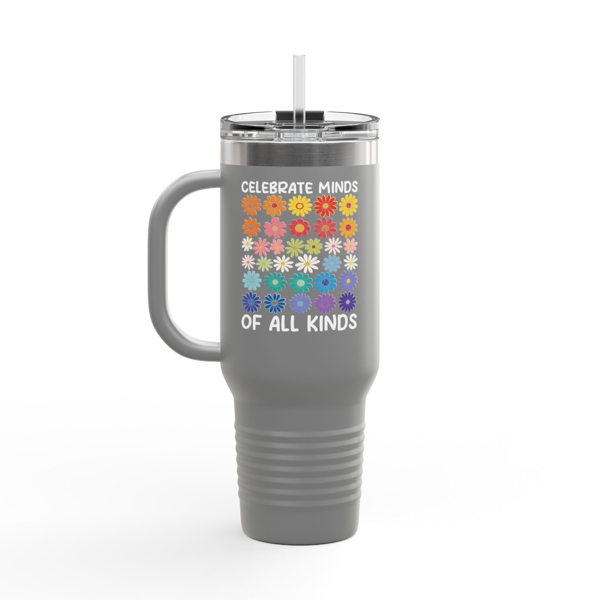 Colorful Insulated Travel Mug, Perfect for Hot and Cold Beverages, Great Gift for Friends, Celebrations, or Everyday Use