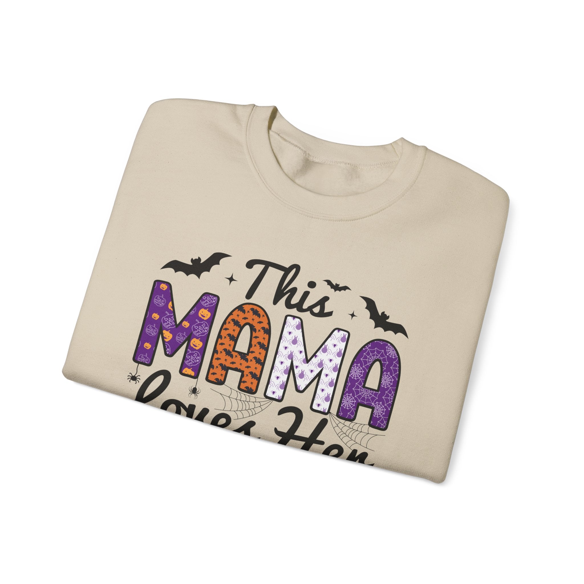Halloween-Themed Mama Sweatshirt | Cozy Fall Apparel, Cute Ghosts, Trick or Treat Gift, Halloween Sweatshirt, Fall Fashion