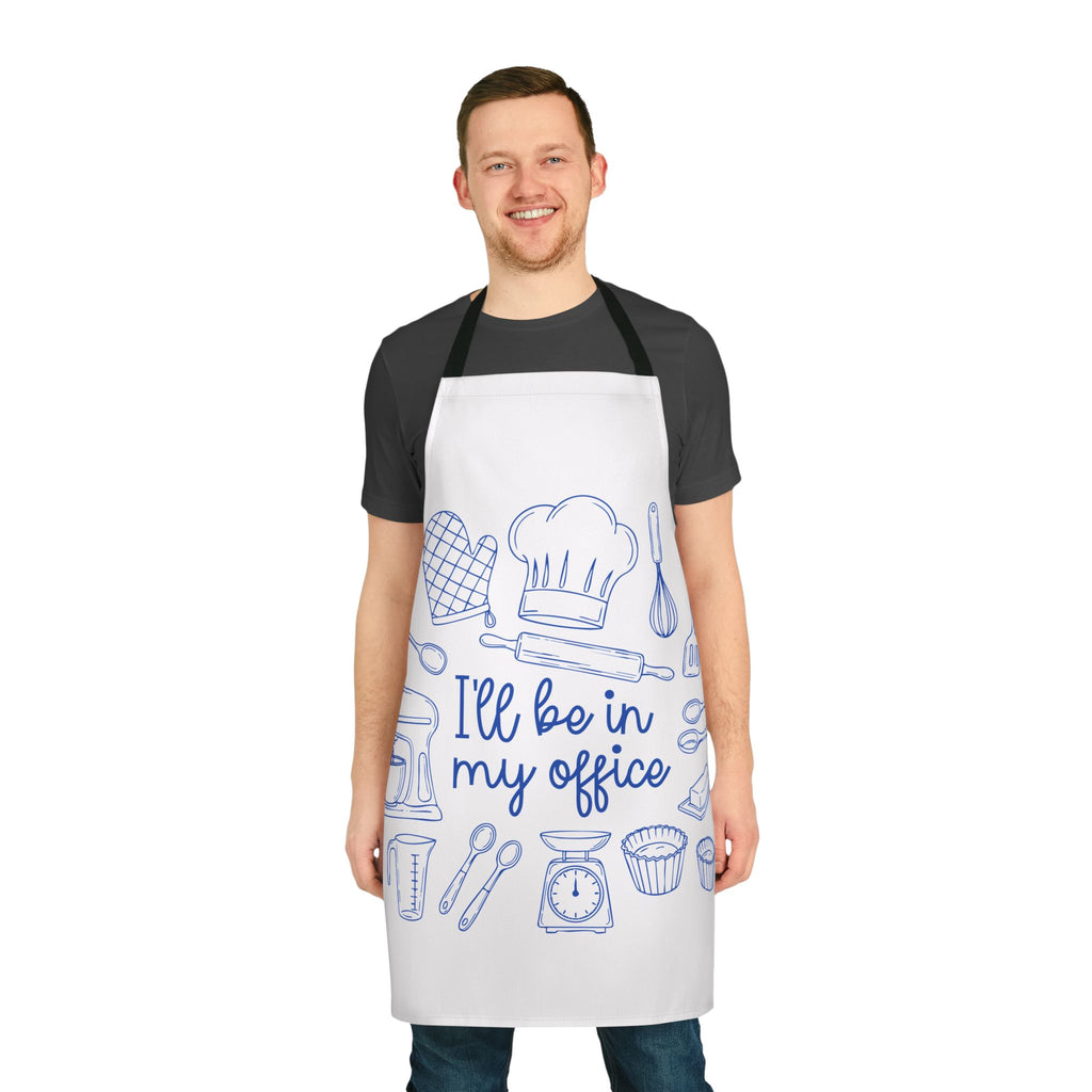 Funny Cooking Apron - "I'll Be in My Office", Kitchen Gift, Baking Accessory, Chef Apron, Culinary Humor, Unique Gift Idea