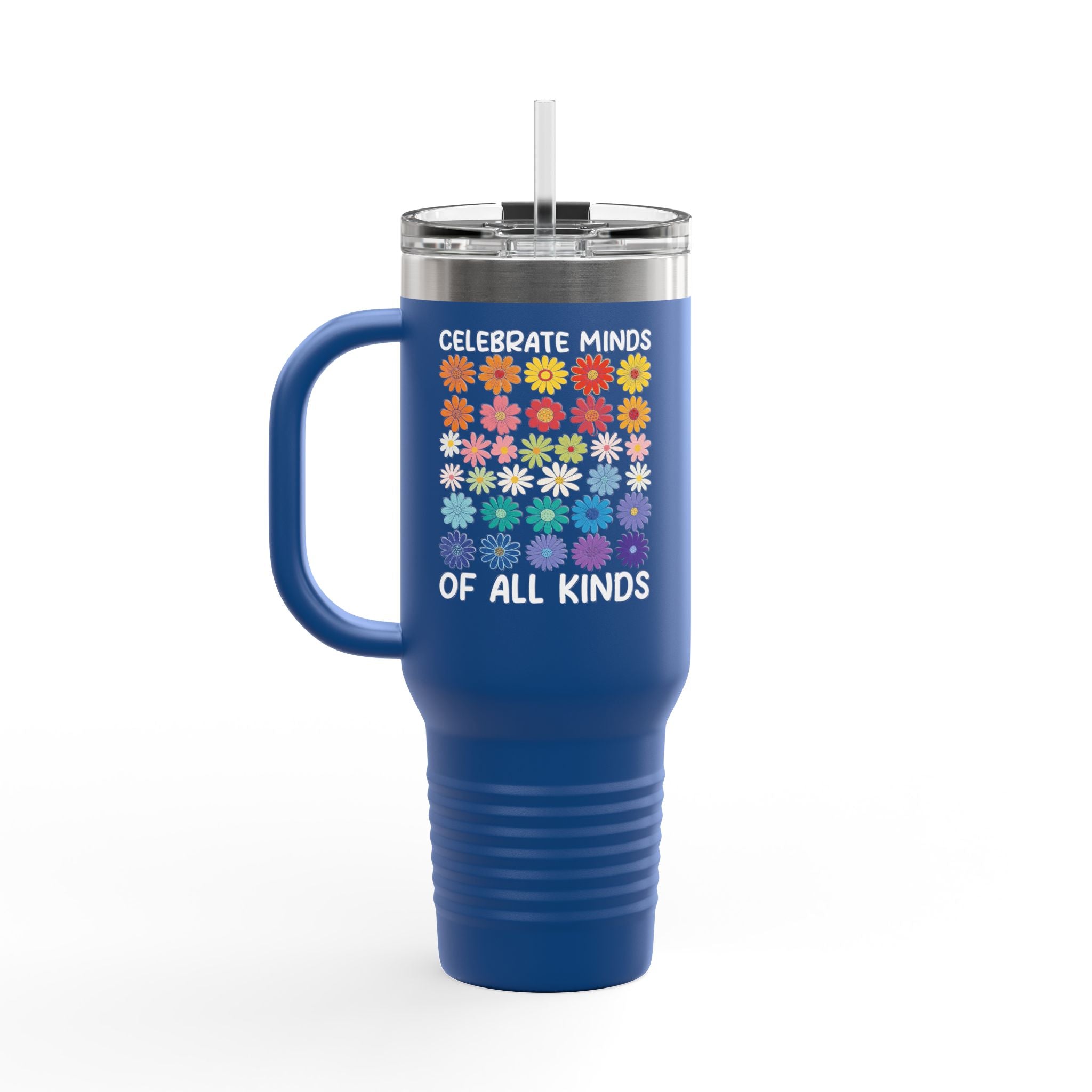 Colorful Insulated Travel Mug, Perfect for Hot and Cold Beverages, Great Gift for Friends, Celebrations, or Everyday Use