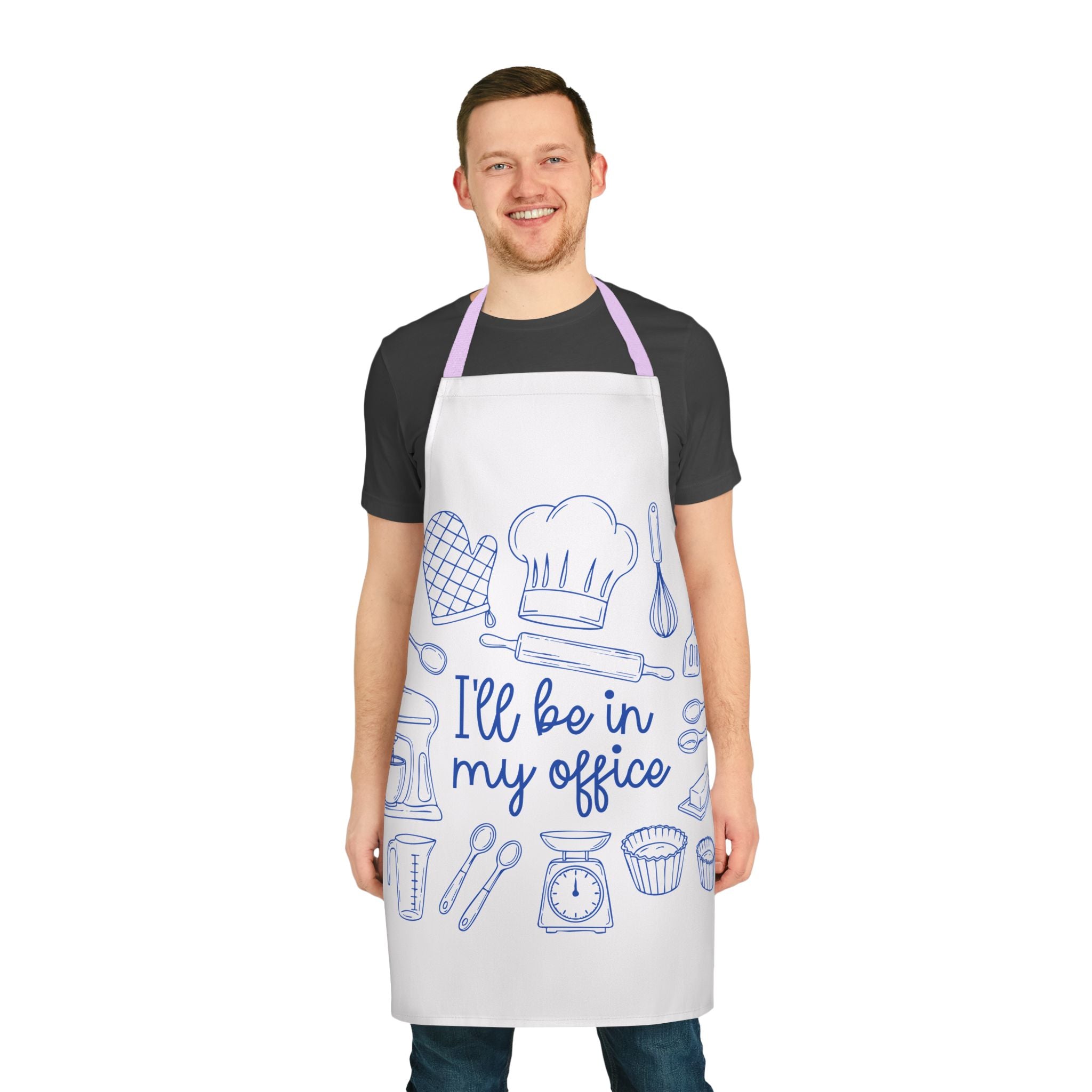 Funny Cooking Apron - "I'll Be in My Office", Kitchen Gift, Baking Accessory, Chef Apron, Culinary Humor, Unique Gift Idea