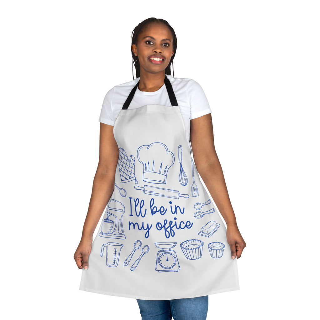 Funny Cooking Apron - "I'll Be in My Office", Kitchen Gift, Baking Accessory, Chef Apron, Culinary Humor, Unique Gift Idea