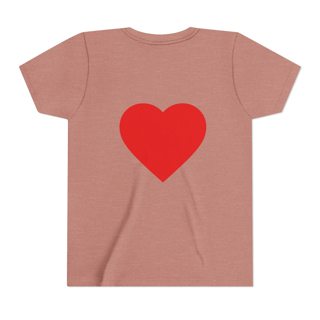 Big Sister Rainbow Tee - Kids Heart Shirt