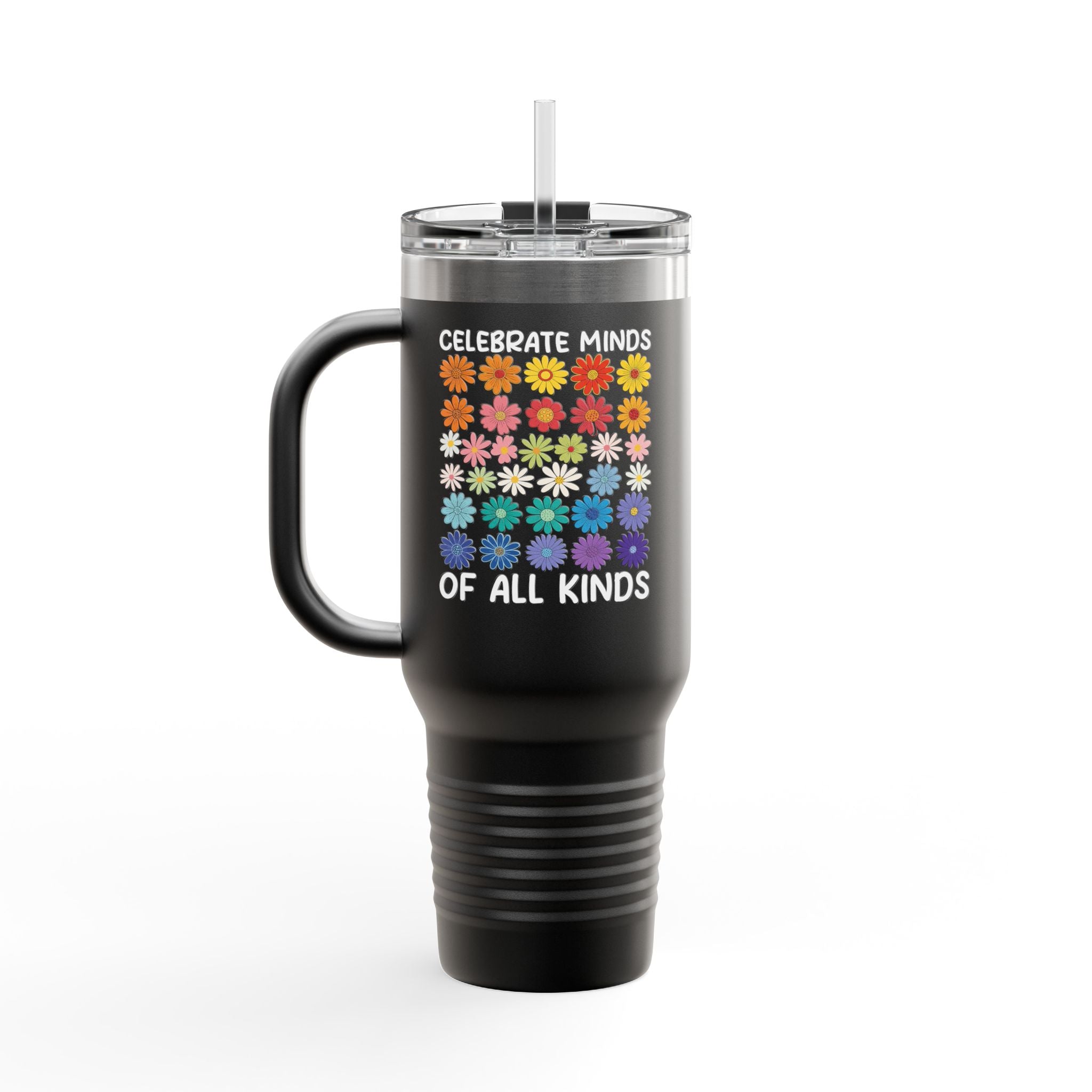 Colorful Insulated Travel Mug, Perfect for Hot and Cold Beverages, Great Gift for Friends, Celebrations, or Everyday Use