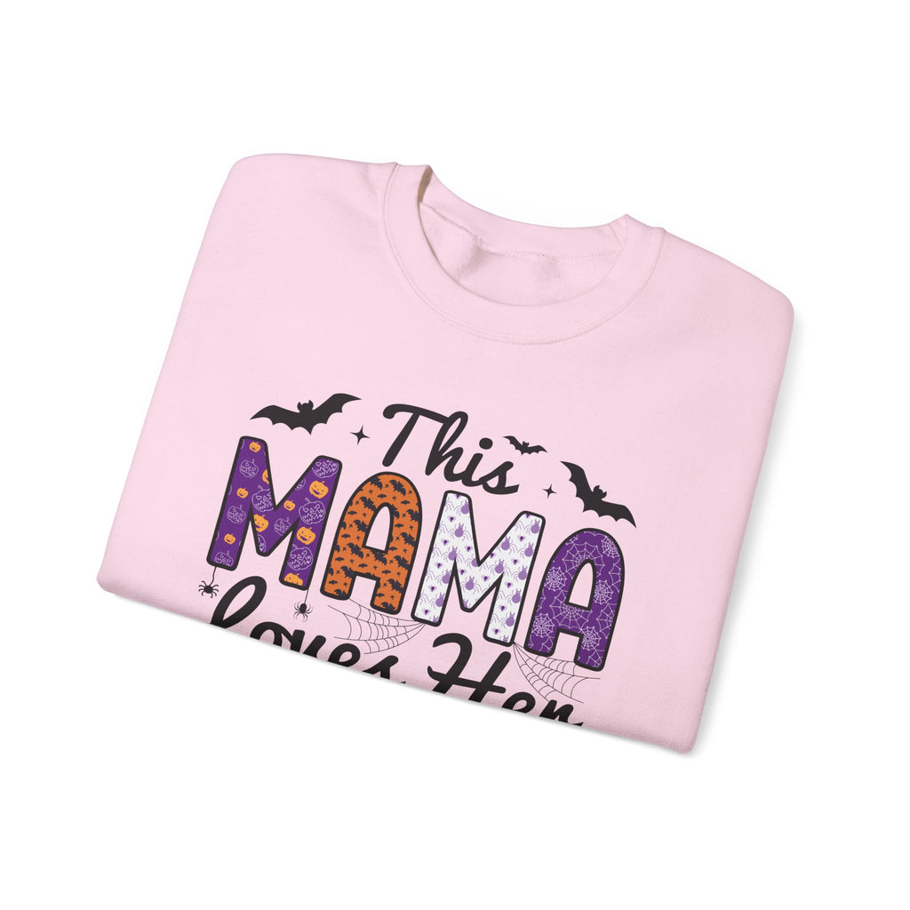 Halloween-Themed Mama Sweatshirt | Cozy Fall Apparel, Cute Ghosts, Trick or Treat Gift, Halloween Sweatshirt, Fall Fashion