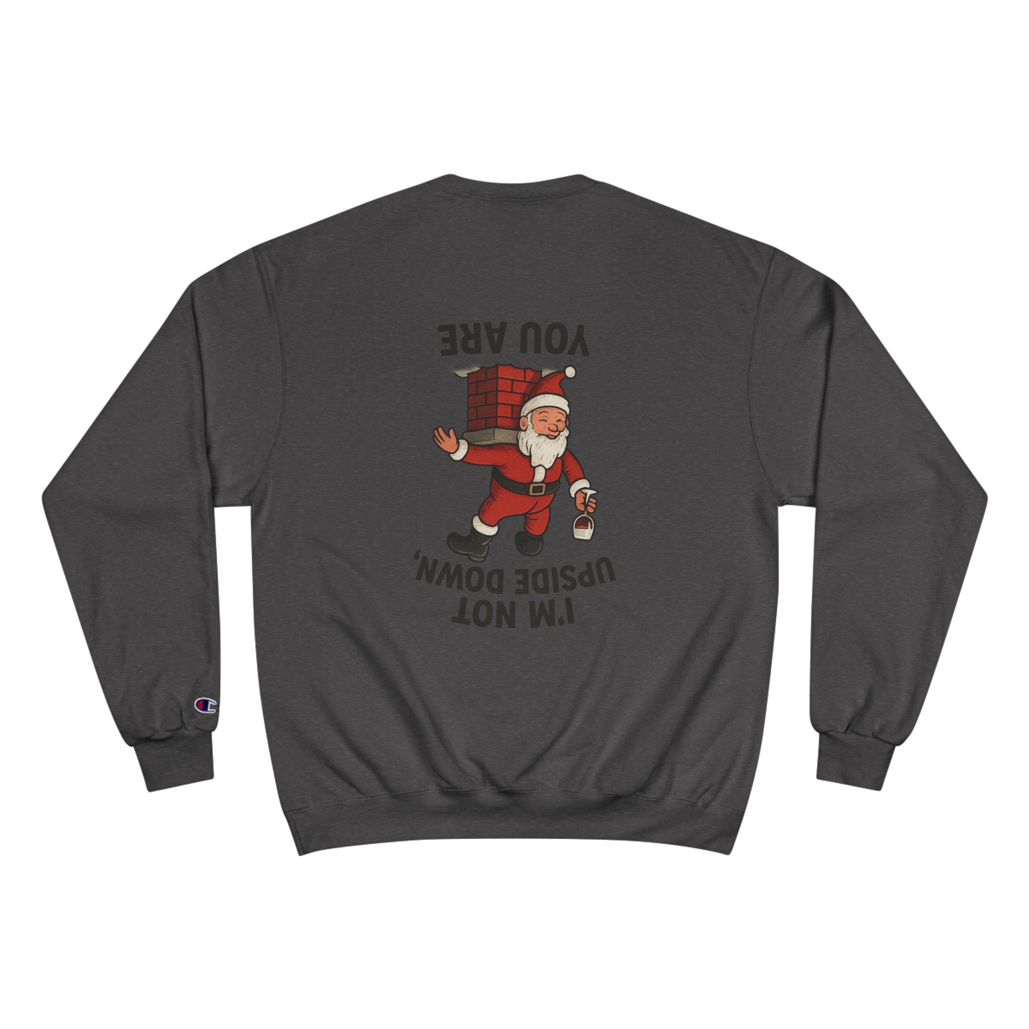 Funny Santa Sweatshirt, Holiday Humor, Gift for Christmas, Festive Apparel, Comfy Winter Outfit, Quirky Holiday Sweater