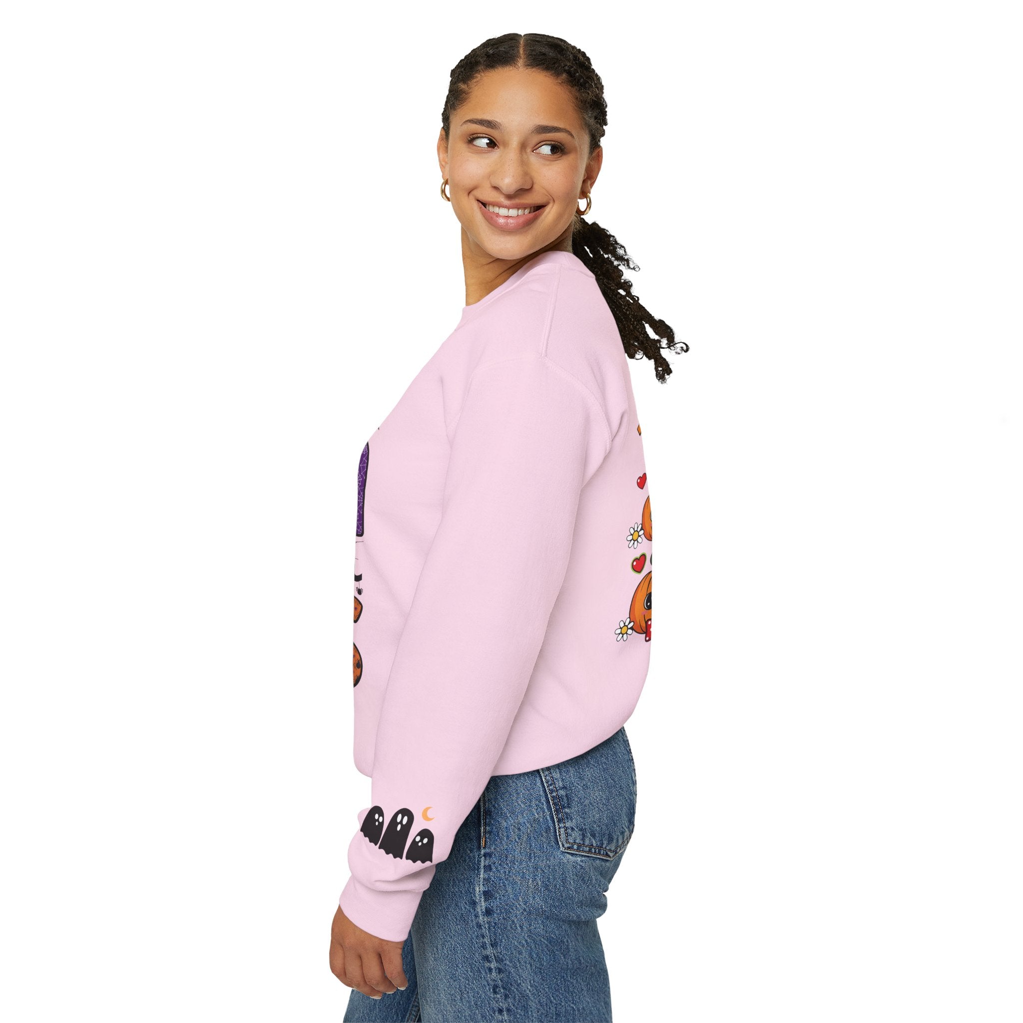 Halloween-Themed Mama Sweatshirt | Cozy Fall Apparel, Cute Ghosts, Trick or Treat Gift, Halloween Sweatshirt, Fall Fashion