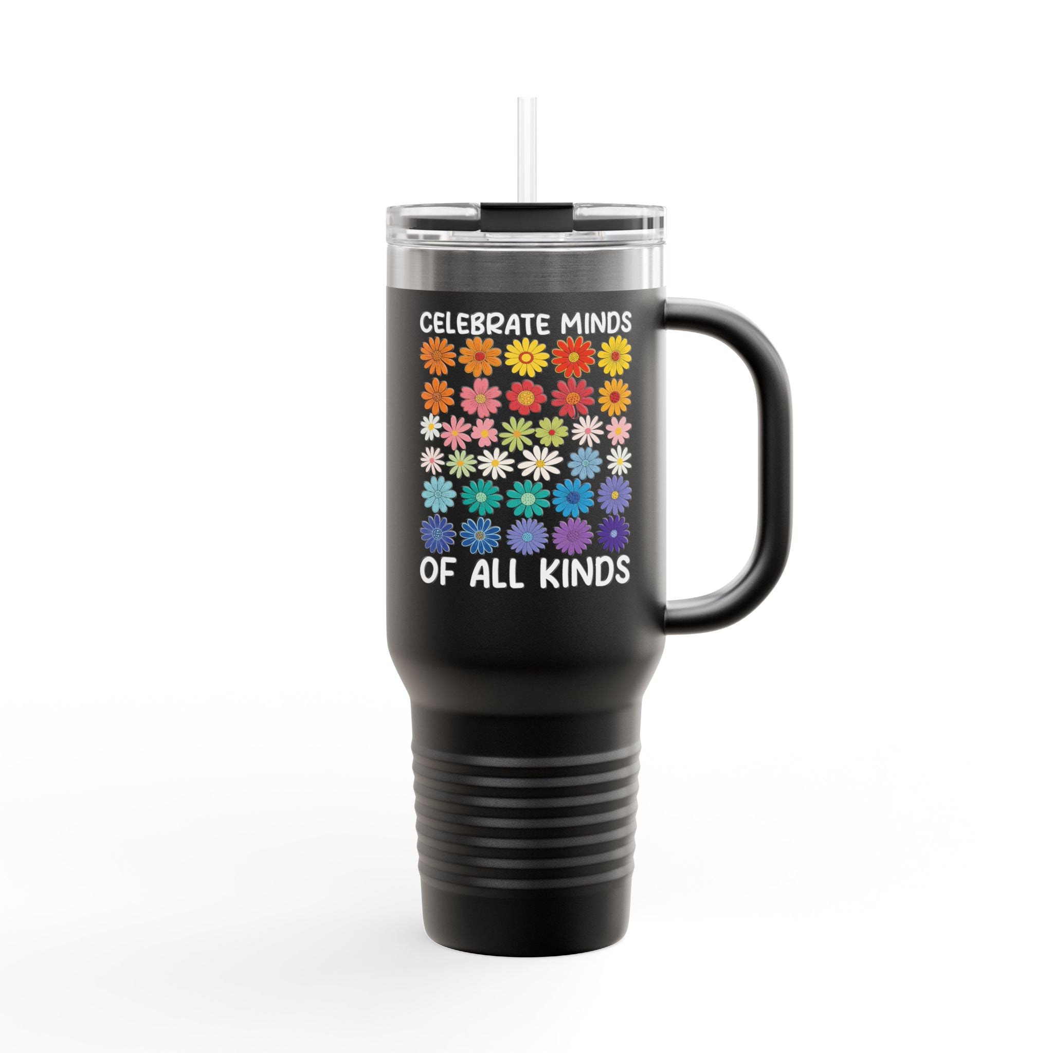 Colorful Insulated Travel Mug, Perfect for Hot and Cold Beverages, Great Gift for Friends, Celebrations, or Everyday Use