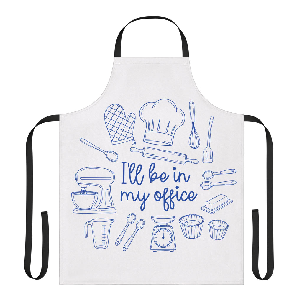 Funny Cooking Apron - "I'll Be in My Office", Kitchen Gift, Baking Accessory, Chef Apron, Culinary Humor, Unique Gift Idea