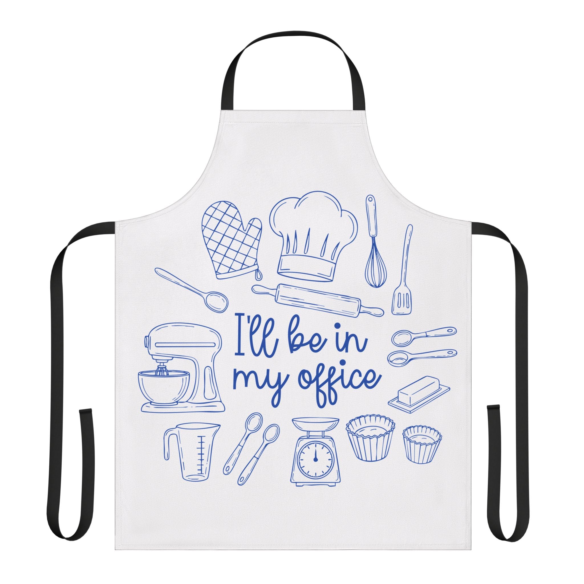 Funny Cooking Apron - "I'll Be in My Office", Kitchen Gift, Baking Accessory, Chef Apron, Culinary Humor, Unique Gift Idea
