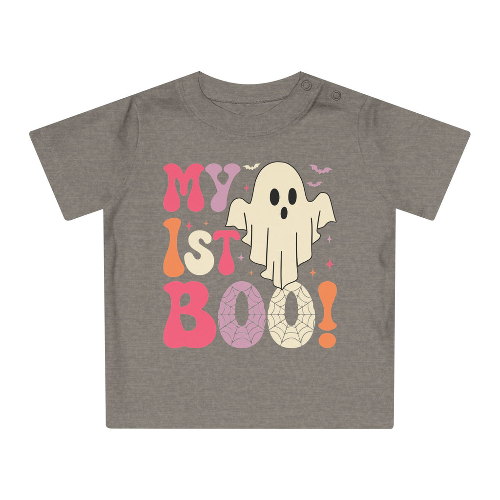 Adorable Baby T-Shirt for Halloween, First Boo Celebration, Cute Ghost Infant Tee, Baby Shower Gift Idea, Trendy Toddler Wear