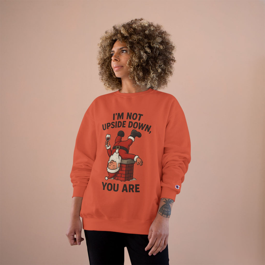 Funny Santa Sweatshirt, Holiday Humor, Gift for Christmas, Festive Apparel, Comfy Winter Outfit, Quirky Holiday Sweater