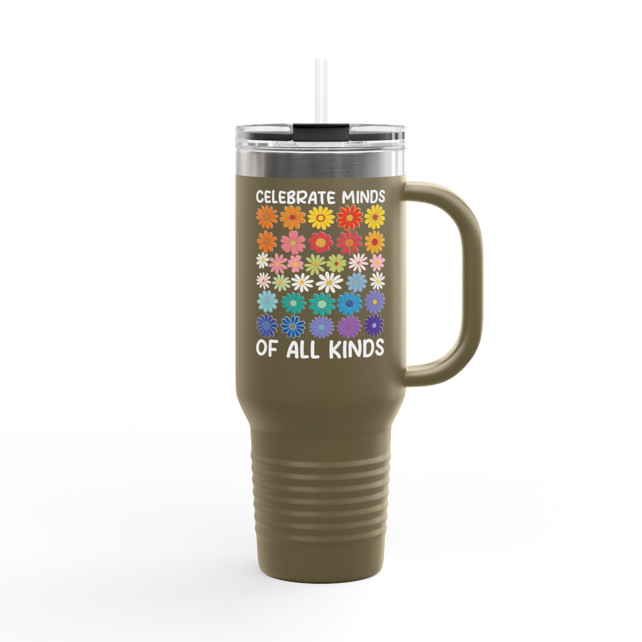 Colorful Insulated Travel Mug, Perfect for Hot and Cold Beverages, Great Gift for Friends, Celebrations, or Everyday Use