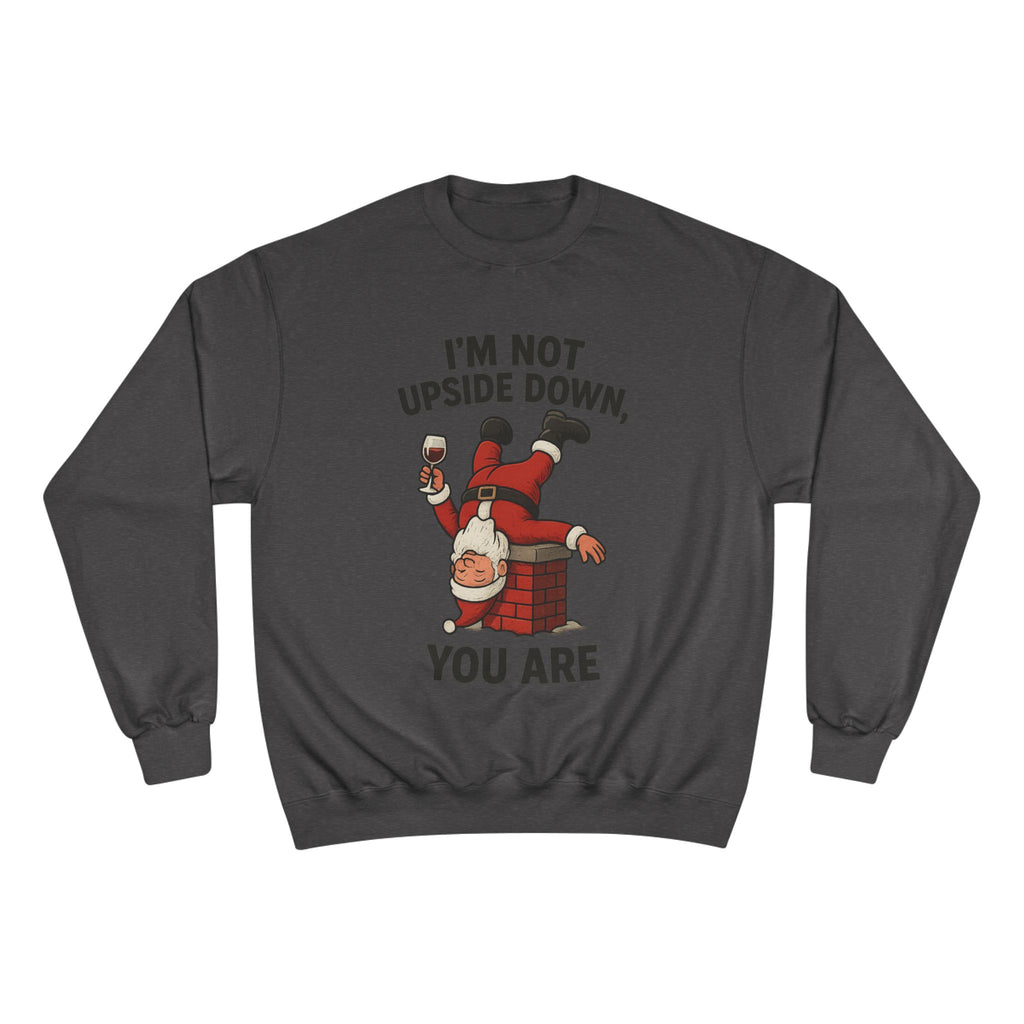 Funny Santa Sweatshirt, Holiday Humor, Gift for Christmas, Festive Apparel, Comfy Winter Outfit, Quirky Holiday Sweater