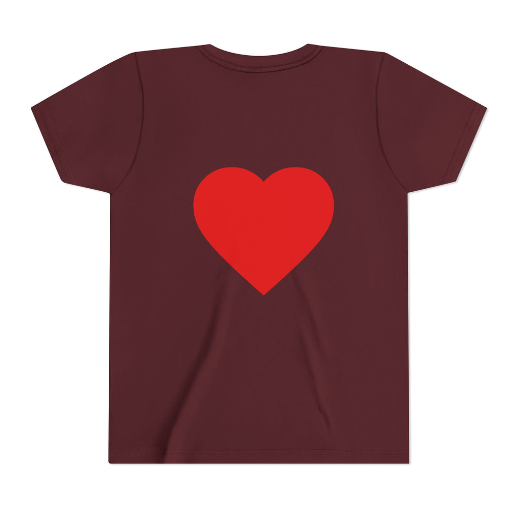 Big Sister Rainbow Tee - Kids Heart Shirt
