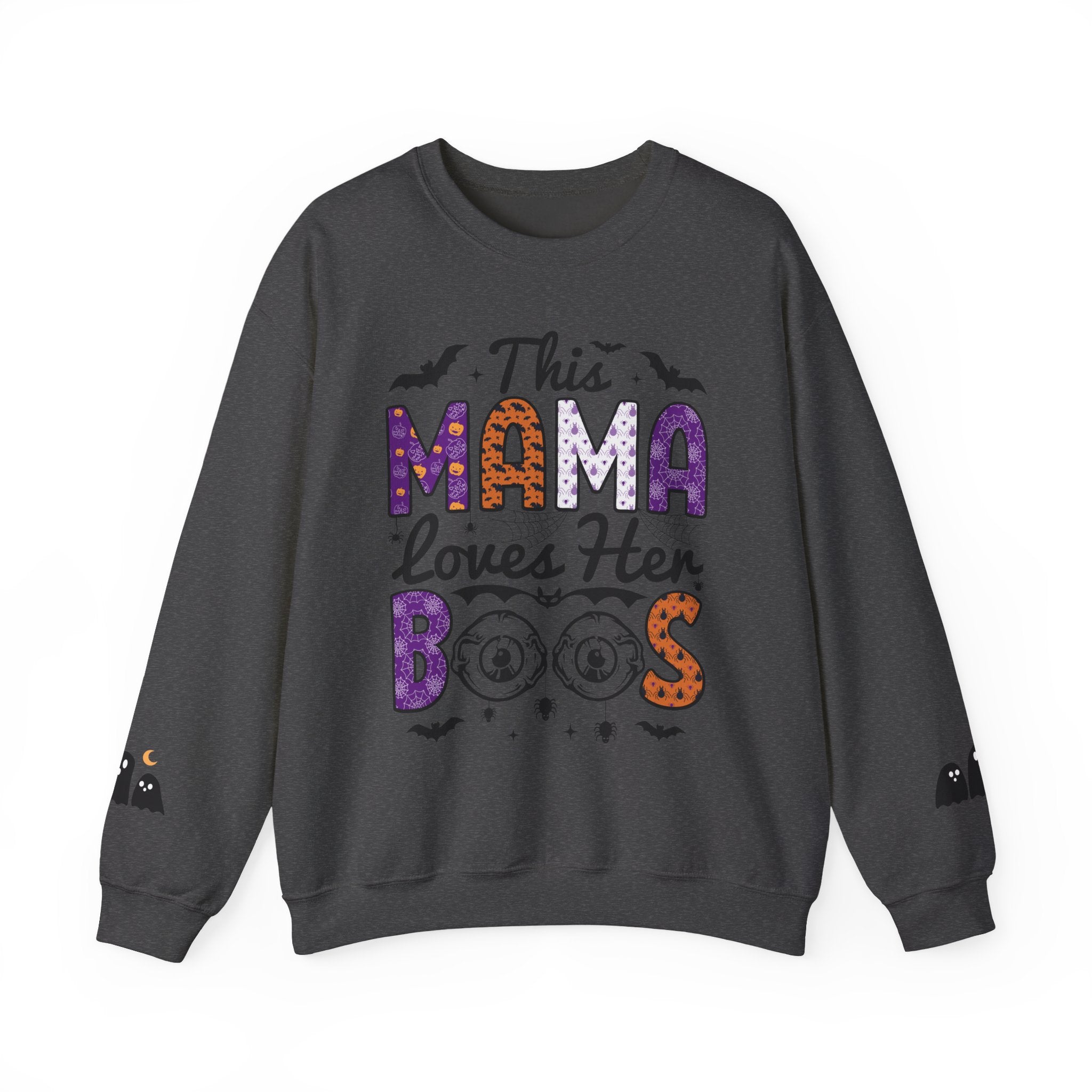Halloween-Themed Mama Sweatshirt | Cozy Fall Apparel, Cute Ghosts, Trick or Treat Gift, Halloween Sweatshirt, Fall Fashion
