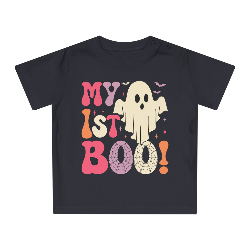 Adorable Baby T-Shirt for Halloween, First Boo Celebration, Cute Ghost Infant Tee, Baby Shower Gift Idea, Trendy Toddler Wear