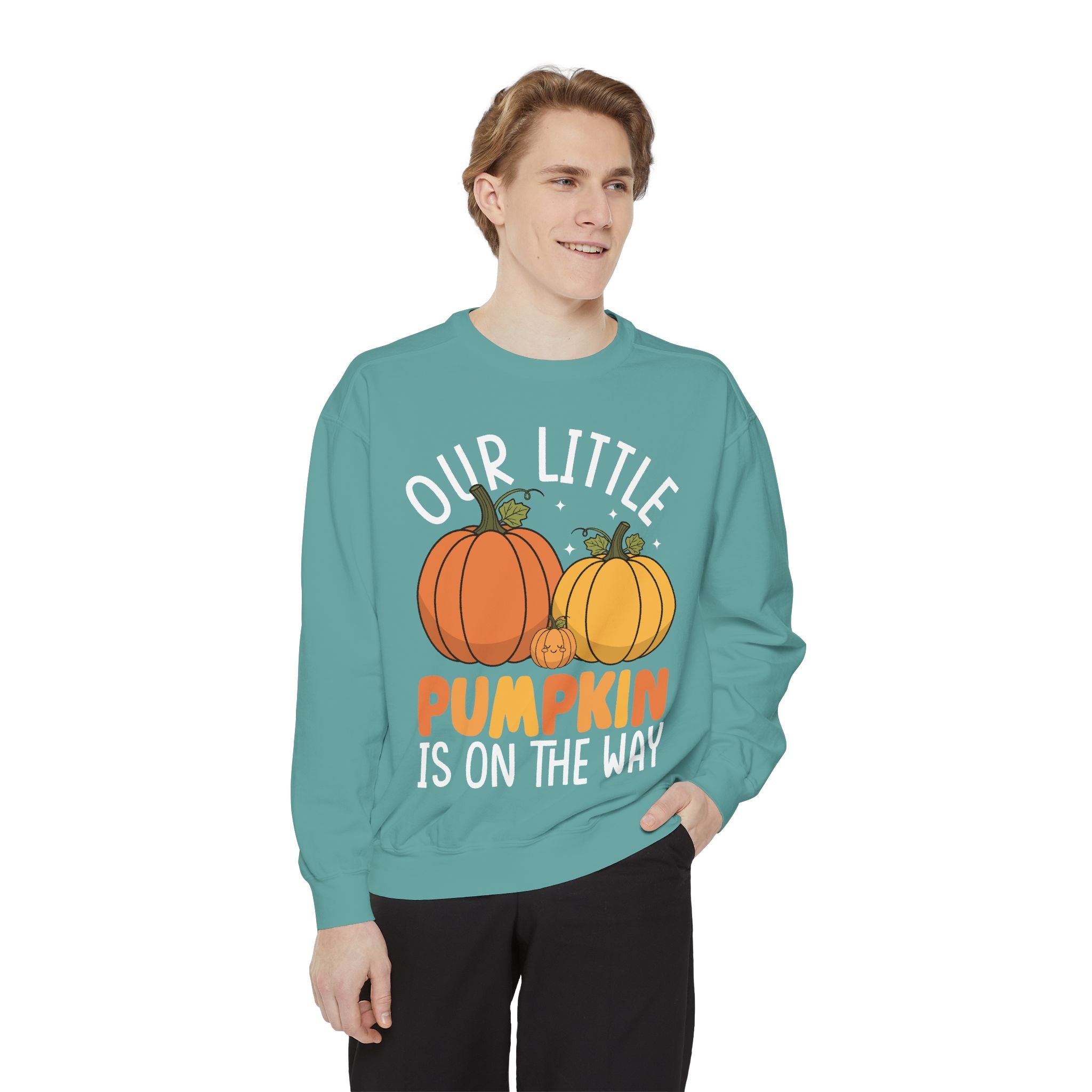 Pumpkin Pregnancy Announcement Sweatshirt, Cozy Fall Apparel, Expecting Parents Gift, Halloween Family Outfit, Thanksgiving Celebration Wear