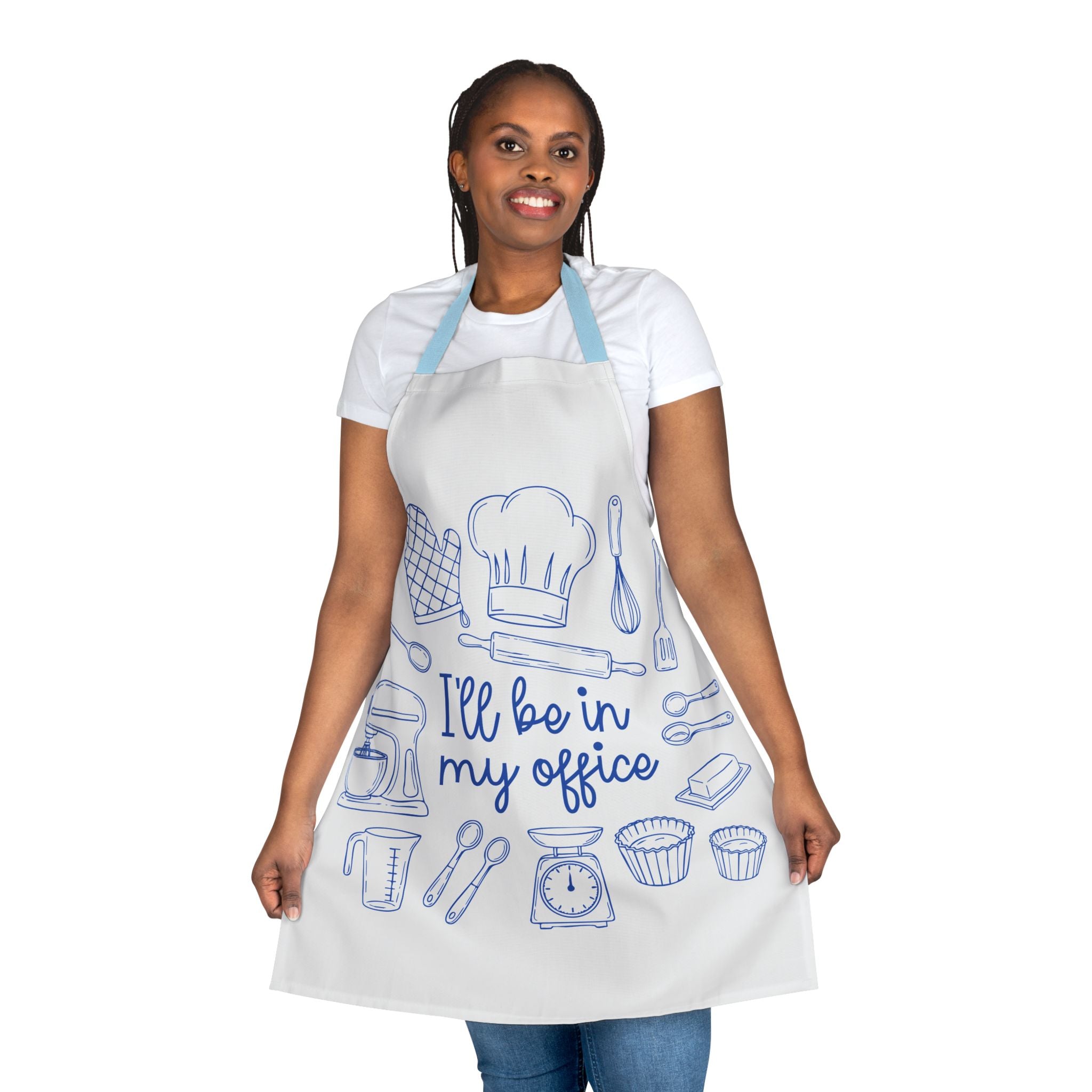 Funny Cooking Apron - "I'll Be in My Office", Kitchen Gift, Baking Accessory, Chef Apron, Culinary Humor, Unique Gift Idea