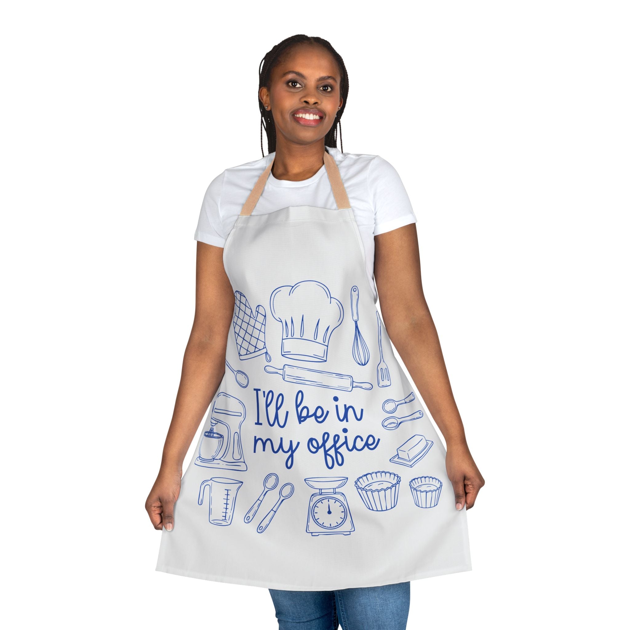 Funny Cooking Apron - "I'll Be in My Office", Kitchen Gift, Baking Accessory, Chef Apron, Culinary Humor, Unique Gift Idea