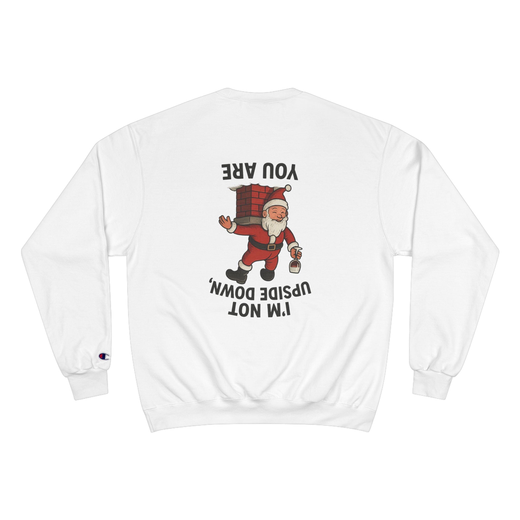 Funny Santa Sweatshirt, Holiday Humor, Gift for Christmas, Festive Apparel, Comfy Winter Outfit, Quirky Holiday Sweater