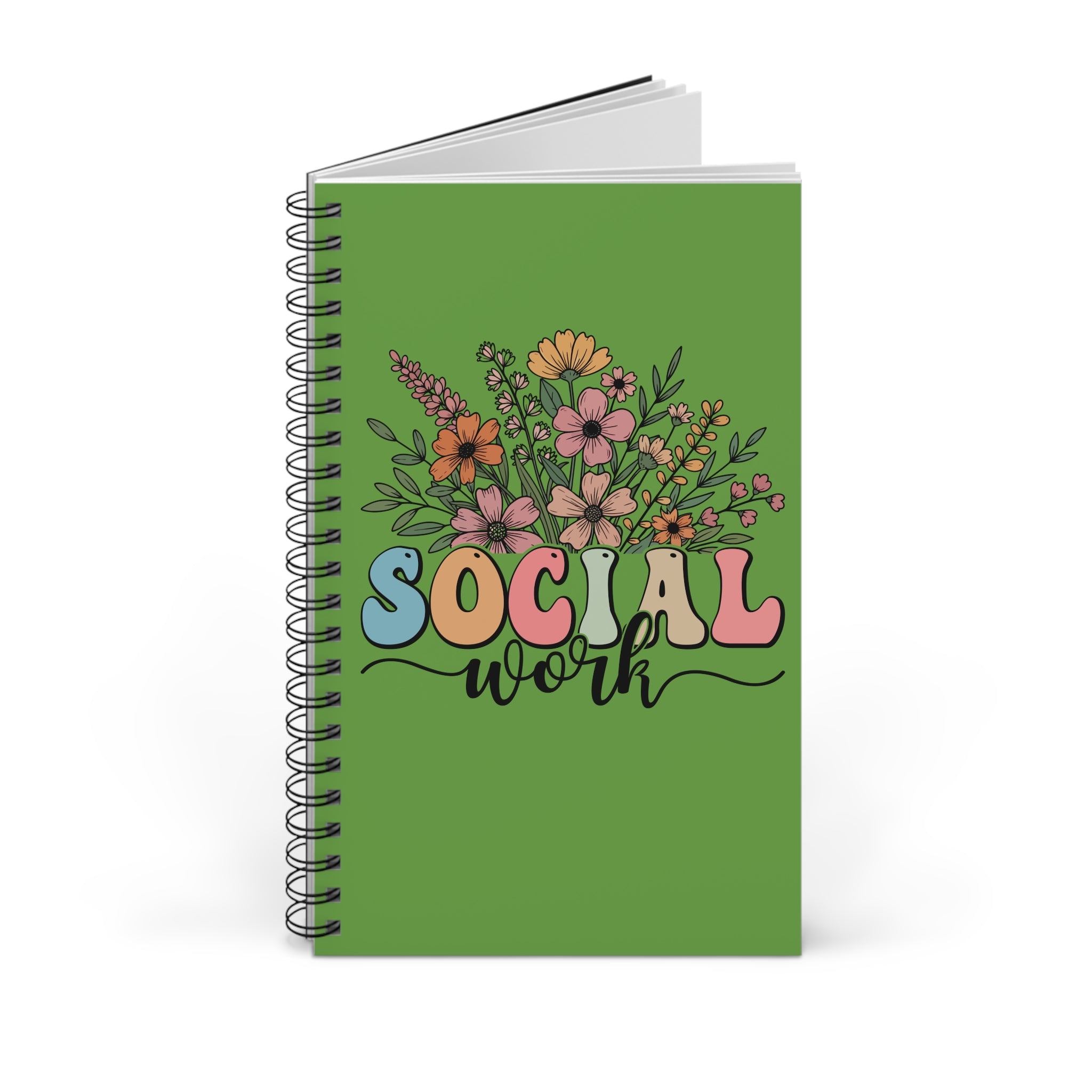 Social Work Floral Spiral Journal