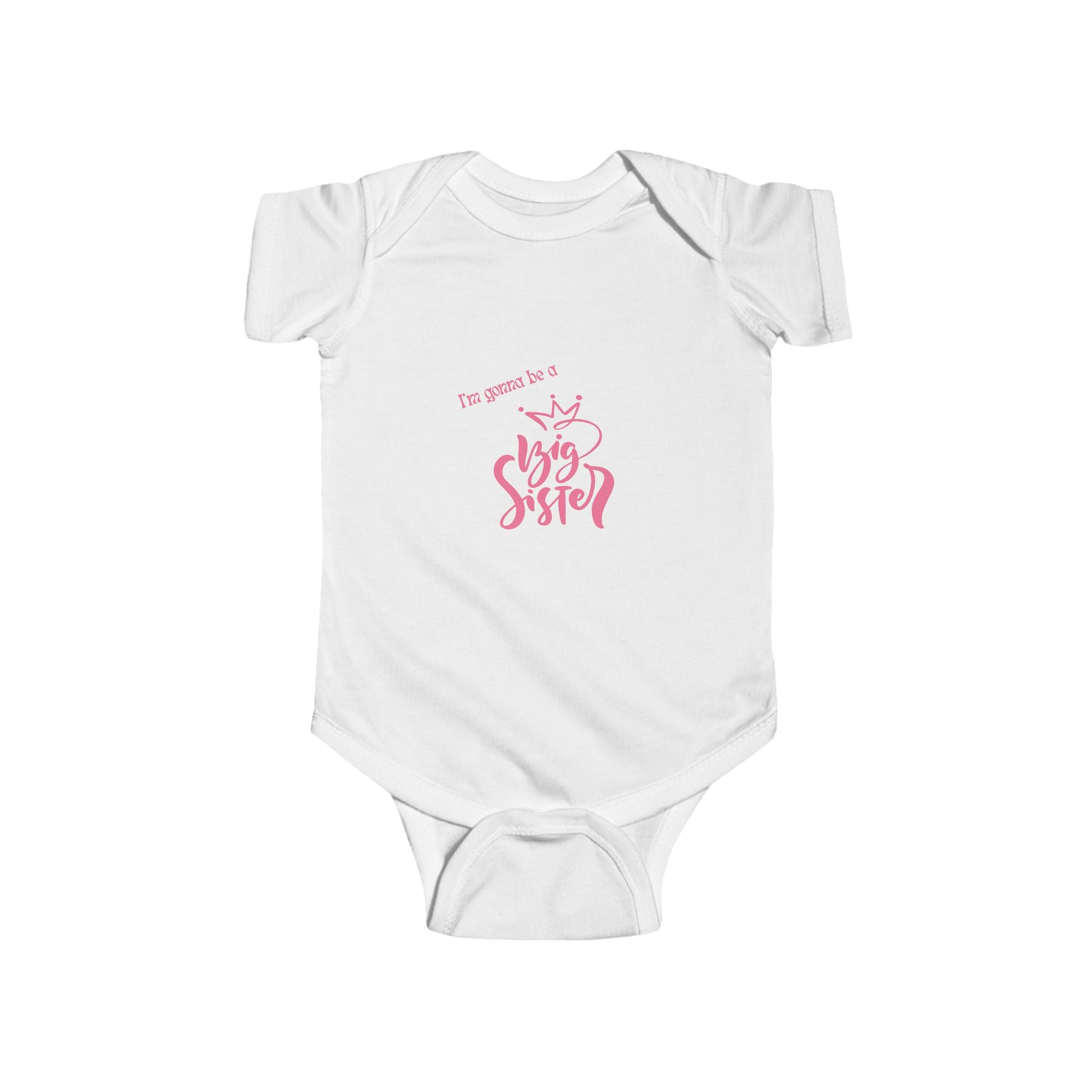 Big Sister Infant Bodysuit, Baby Shower Gift, Newborn Outfit, Infant Apparel, Funny Baby Clothes, Sibling Announcement