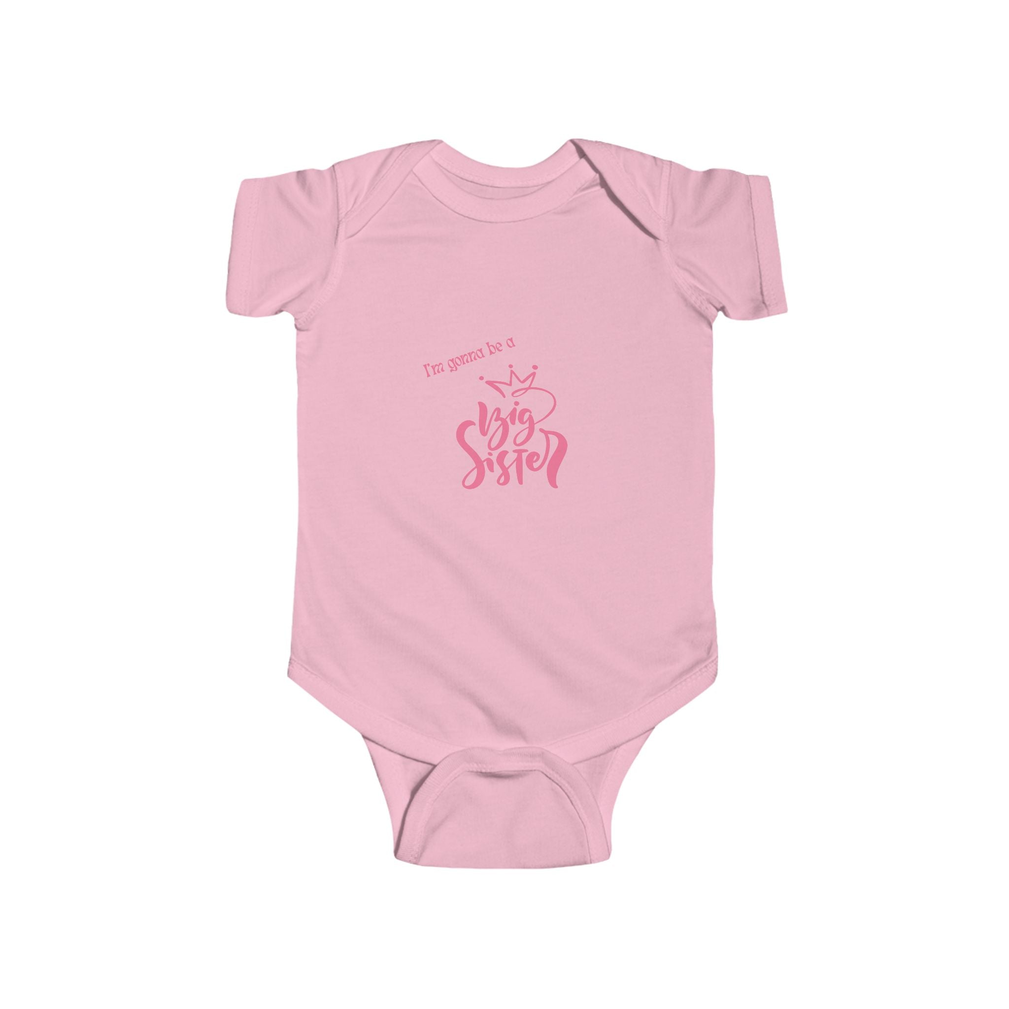 Big Sister Infant Bodysuit, Baby Shower Gift, Newborn Outfit, Infant Apparel, Funny Baby Clothes, Sibling Announcement