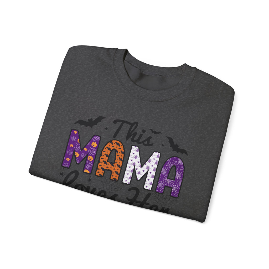 Halloween-Themed Mama Sweatshirt | Cozy Fall Apparel, Cute Ghosts, Trick or Treat Gift, Halloween Sweatshirt, Fall Fashion