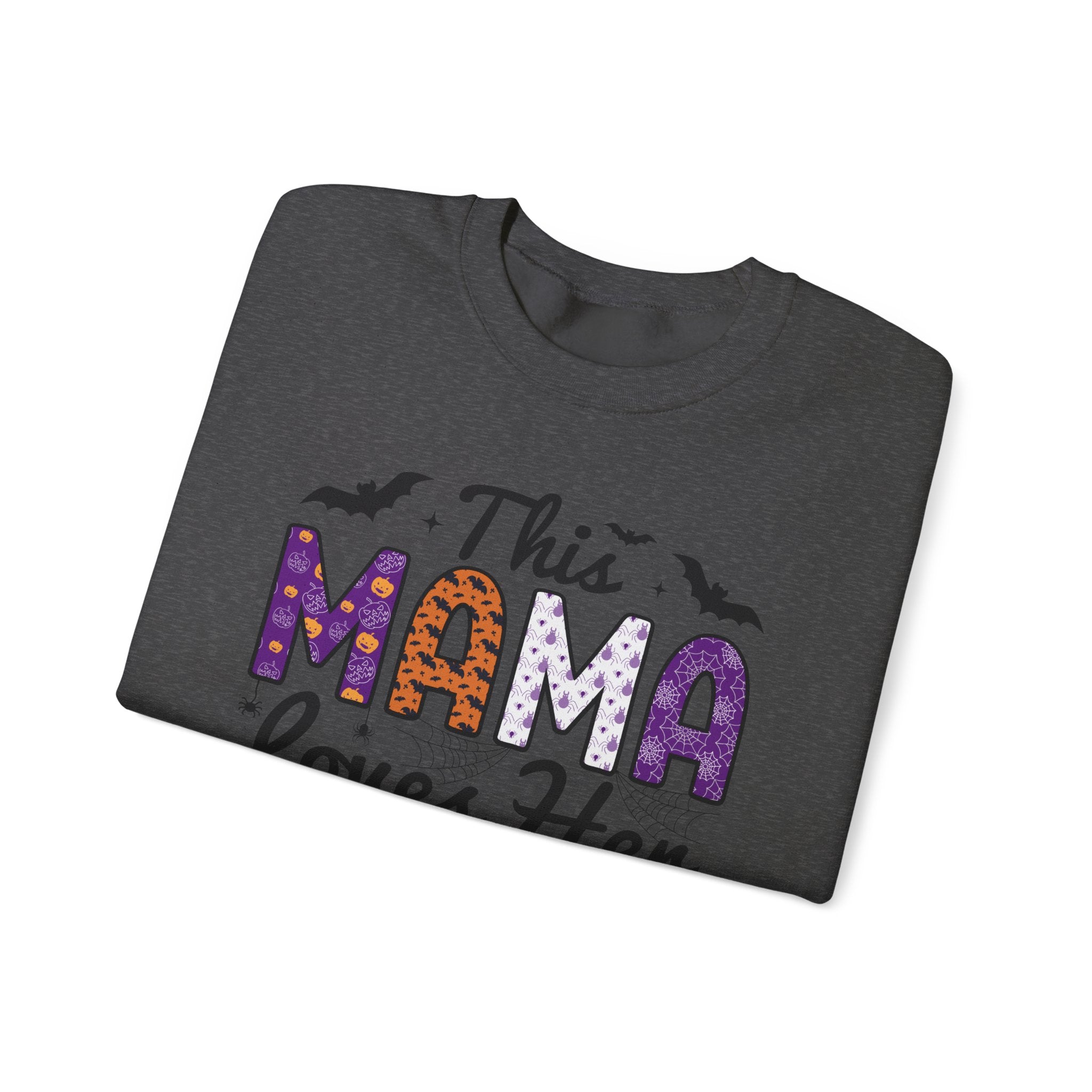 Halloween-Themed Mama Sweatshirt | Cozy Fall Apparel, Cute Ghosts, Trick or Treat Gift, Halloween Sweatshirt, Fall Fashion