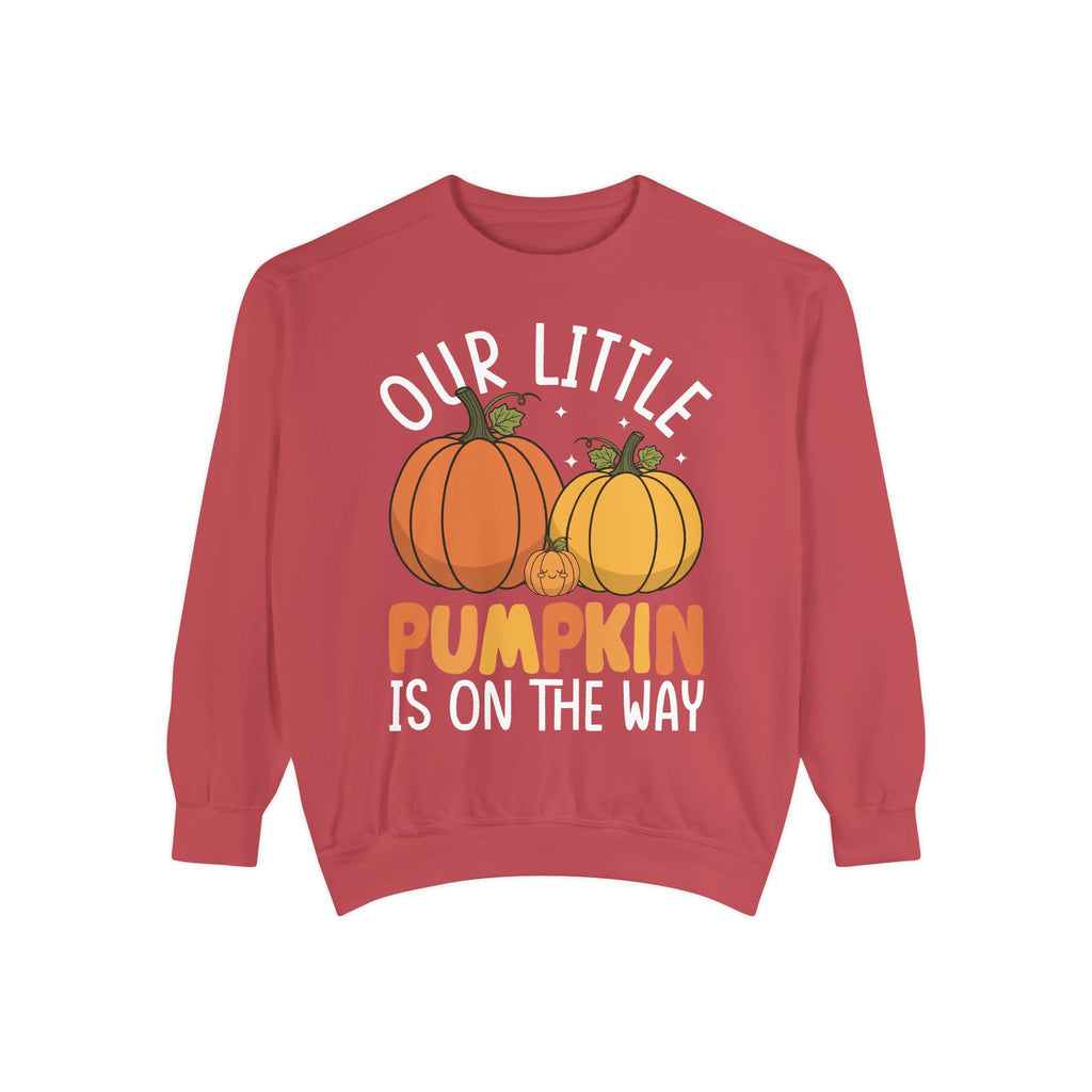 Pumpkin Pregnancy Announcement Sweatshirt, Cozy Fall Apparel, Expecting Parents Gift, Halloween Family Outfit, Thanksgiving Celebration Wear