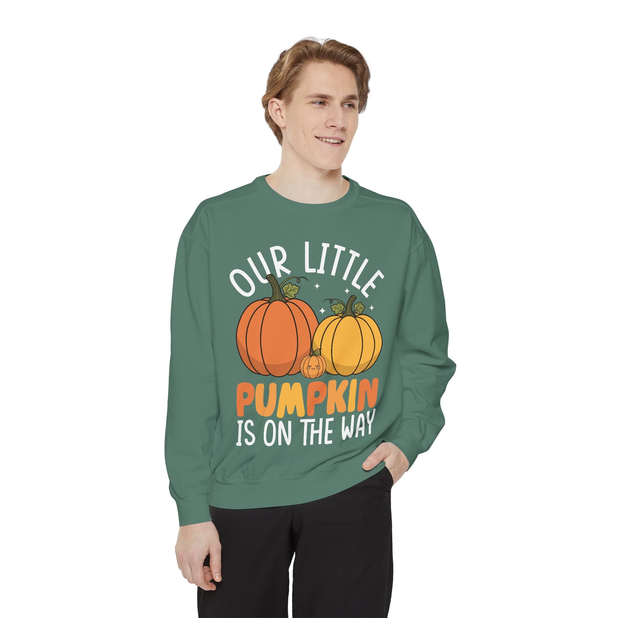 Pumpkin Pregnancy Announcement Sweatshirt, Cozy Fall Apparel, Expecting Parents Gift, Halloween Family Outfit, Thanksgiving Celebration Wear